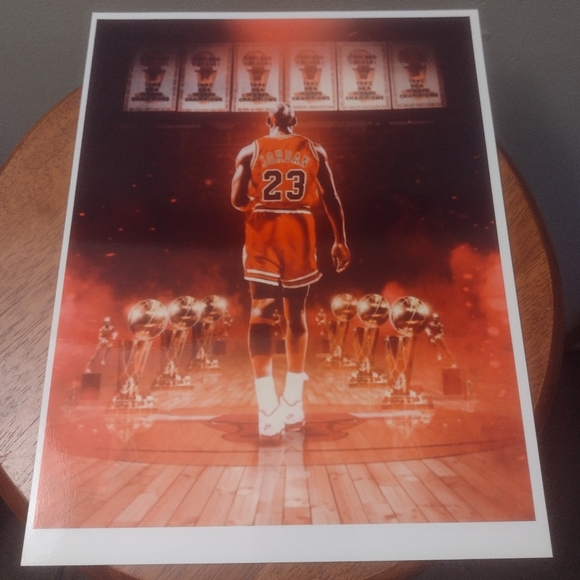 KOBE BRYANT & MICHAEL JORDAN 16 POSTER ULTRA GLOSSY REPRINT 8.5x11 BUNDLE SET!🤩 - Picture 2 of 16